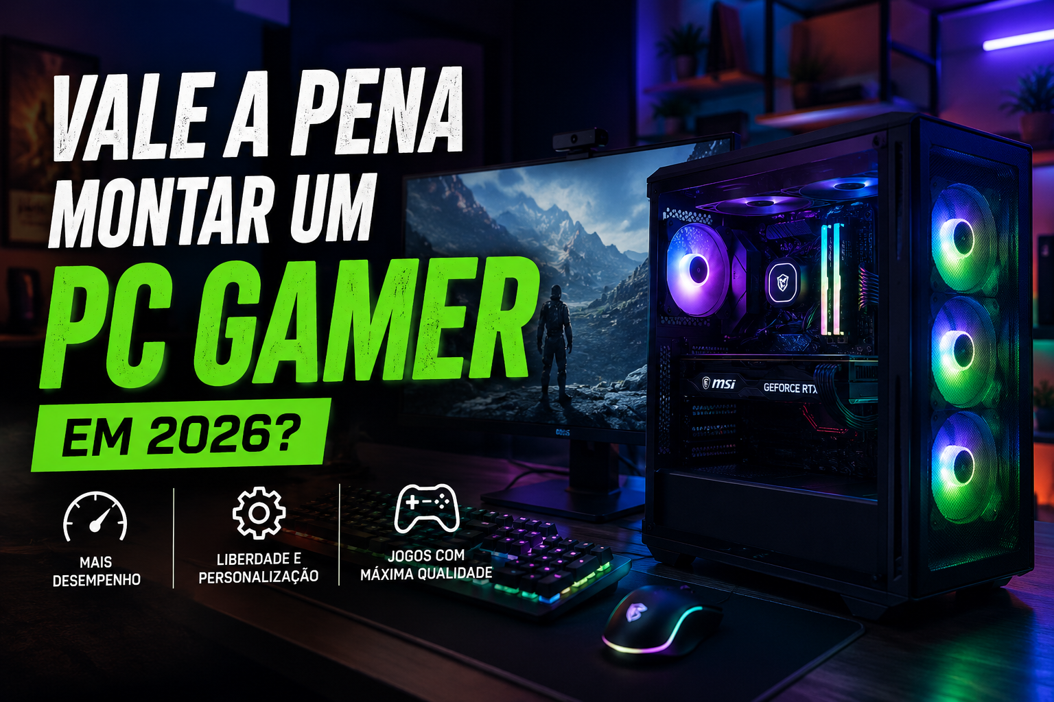 You are currently viewing Vale a pena montar um PC gamer em 2026?